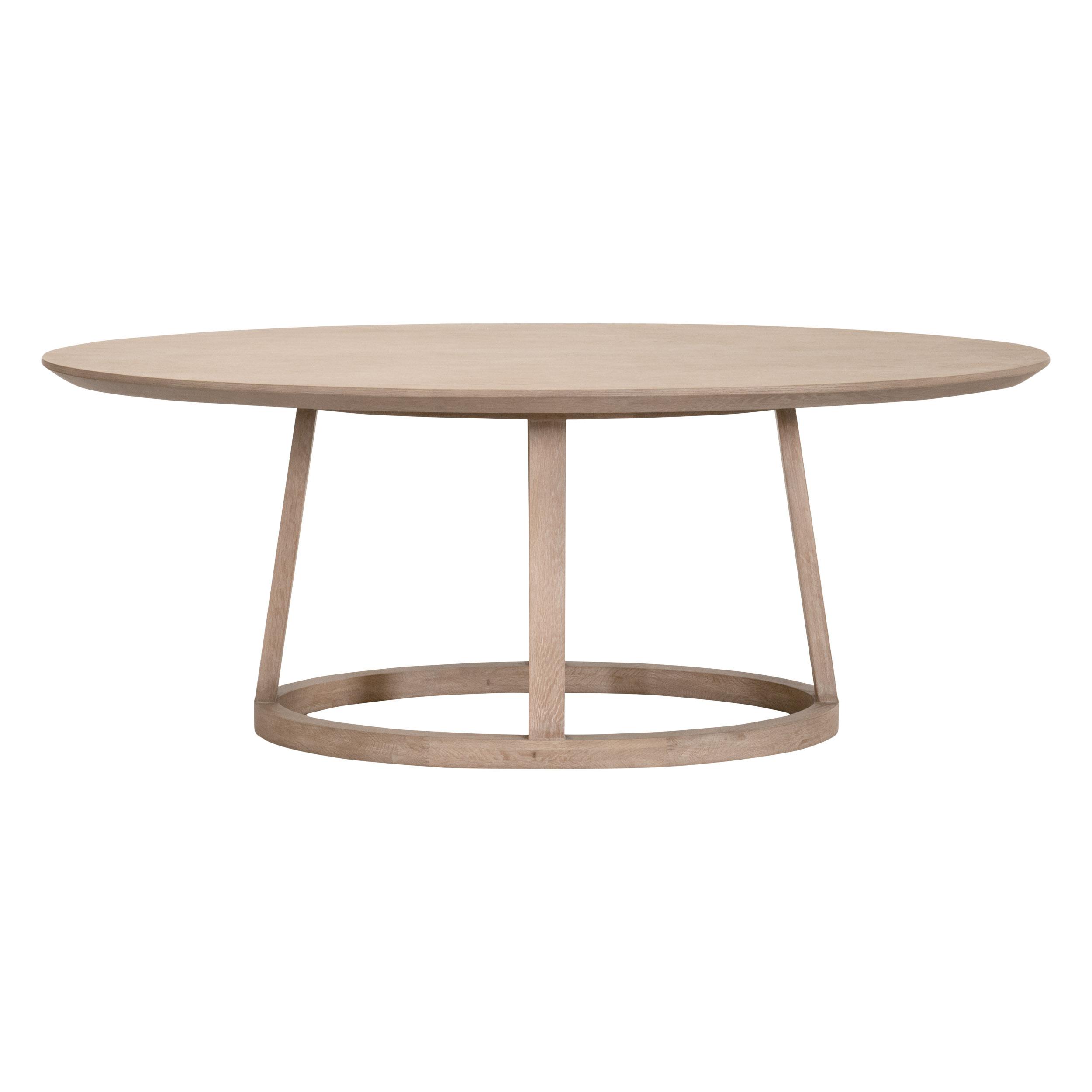 Reeves Oval Dining Table - Smoke Gray Oak